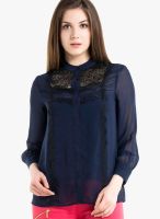 Kazo Blue Solid Shirt