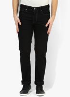Levi's Black Solid Slim Fit Jeans (511)