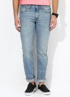 Levi's Light Blue Washed Slim Fit Jeans (511)