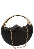 Lord's Black Synthetic Leather Sling Bag