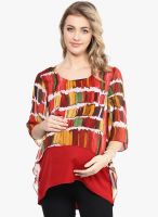 Mine4nine Multicoloured Printed Top