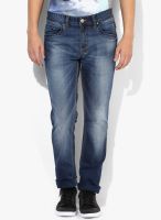 Numero Uno Blue Mid Rise Slim Fit Jeans (Martin)