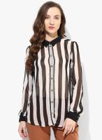 Only Black Striped Shirt