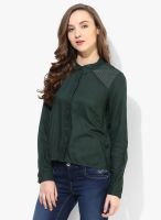 Only Green Solid Shirt