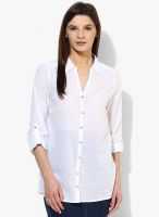 Only White Solid Shirt