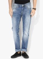 Pepe Jeans Blue Low Rise Slim Fit Jeans