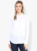 Pepe Jeans White Solid Shirt