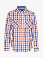 Poppers By Pantaloons Orange Casual Shirt