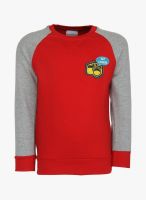 Poppers By Pantaloons Red Sweatshirt