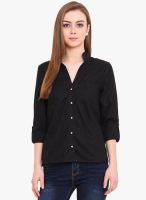 Pryma Donna Black Colored Solid Shirt