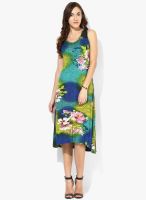 Rain & Rainbow Multicoloured Printed Shift Dress