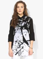 Satya Paul Black Printed Shirt