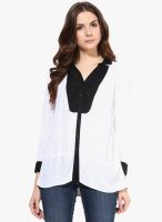 SbuyS White Solid Shirt