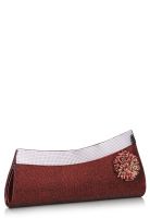 Spice Art Maroon Clutch