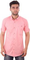 Studio Nexx Men's Solid Casual Pink Shirt