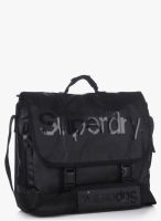 Superdry Black Gel Tarp Laptop Bag