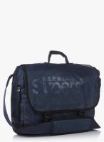 Superdry Navy Blue Gel Tarp Laptop Bag