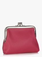 TONIQ Fuchsia/Silver Clutch