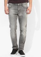 Tom Tailor Grey Mid Rise Slim Fit Jeans