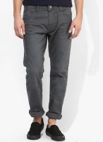 Tom Tailor Grey Solid Regular Fit Jeans