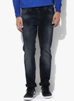 Tommy Hilfiger Blue Mid Rise Regular Fit Jeans