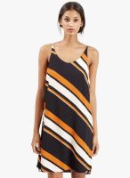 Topshop-Outlet Diagonal Stripe Slip Dress