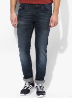 U.S. Polo Assn. Blue Mid Rise Slim Fit Jeans