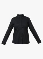 United Colors of Benetton Basic Black Full Sleeves Shirt