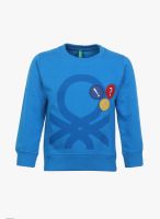 United Colors of Benetton Blue Sweatshirt