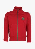 United Colors of Benetton Red Sweatshirt