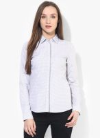 Van Heusen Grey Printed Shirt