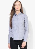 Van Heusen Grey Solid Shirt