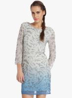 Vero Moda Grey Colored Embellished Shift Dress