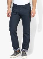 Wills Lifestyle Blue Mid Rise Slim Fit Jeans