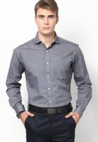 Andrew Hill Grey Filafil Full Sleeve Formal Shirt