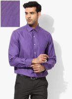Arrow Purple Checks Regular Formal Shirt