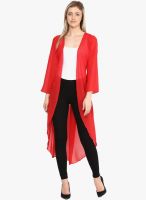 Athena Red Solid Shrug