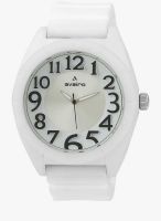 Aveiro Av41slwht White/White Analog Watch