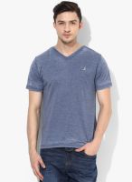 Bay Island Blue V Neck T-Shirt