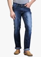 Canary London Blue Mid Rise Narrow Fit Jeans