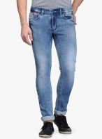 Canary London Light Blue Mid Rise Slim Fit Jeans