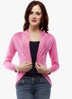 Castle Pink Solid Shrug