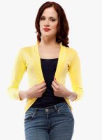 Castle Yellow Solid Shrug