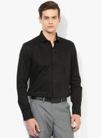 Code by Lifestyle Black Solid Formal Shirt
