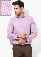Code by Lifestyle Purple Regular Fit Formal Shirt
