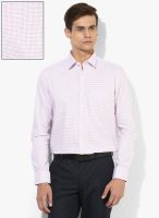 Code by Lifestyle Red Checked Formal Shirt