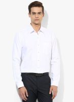 Code by Lifestyle White Solid Formal Shirt