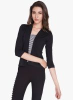 Globus Black Solid Shrug