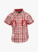 Happy Face Red Casual Shirt