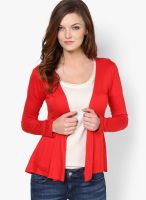 Harpa Red Solid Shrug